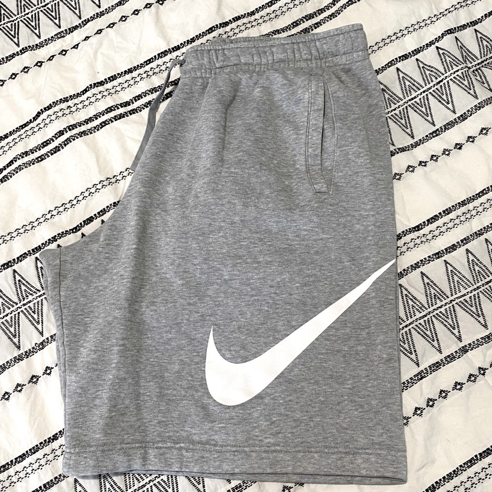Gray Nike Sweat Shorts
